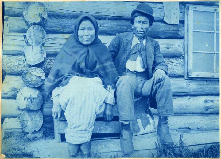 Alaska Native man and woman.