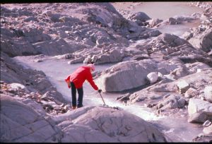 Walking on Mendenhall Glacier